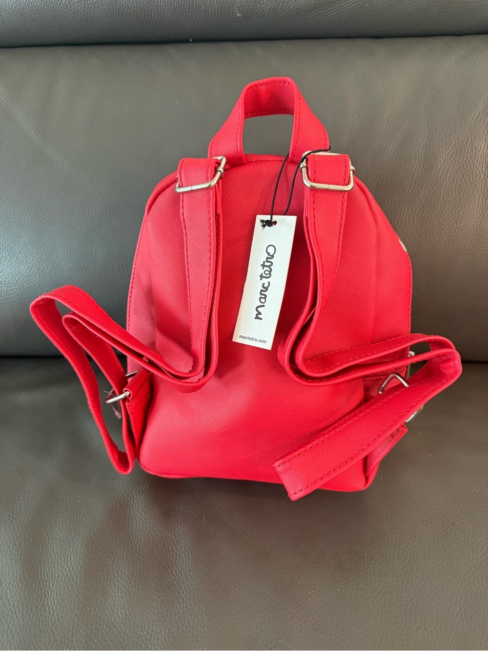 NWT Marc Tetro Westie Dog White Terrier Dog Backpack Red - Picture 3 of 6